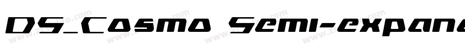DS_Cosmo Semi-expanded SemiBold字体转换